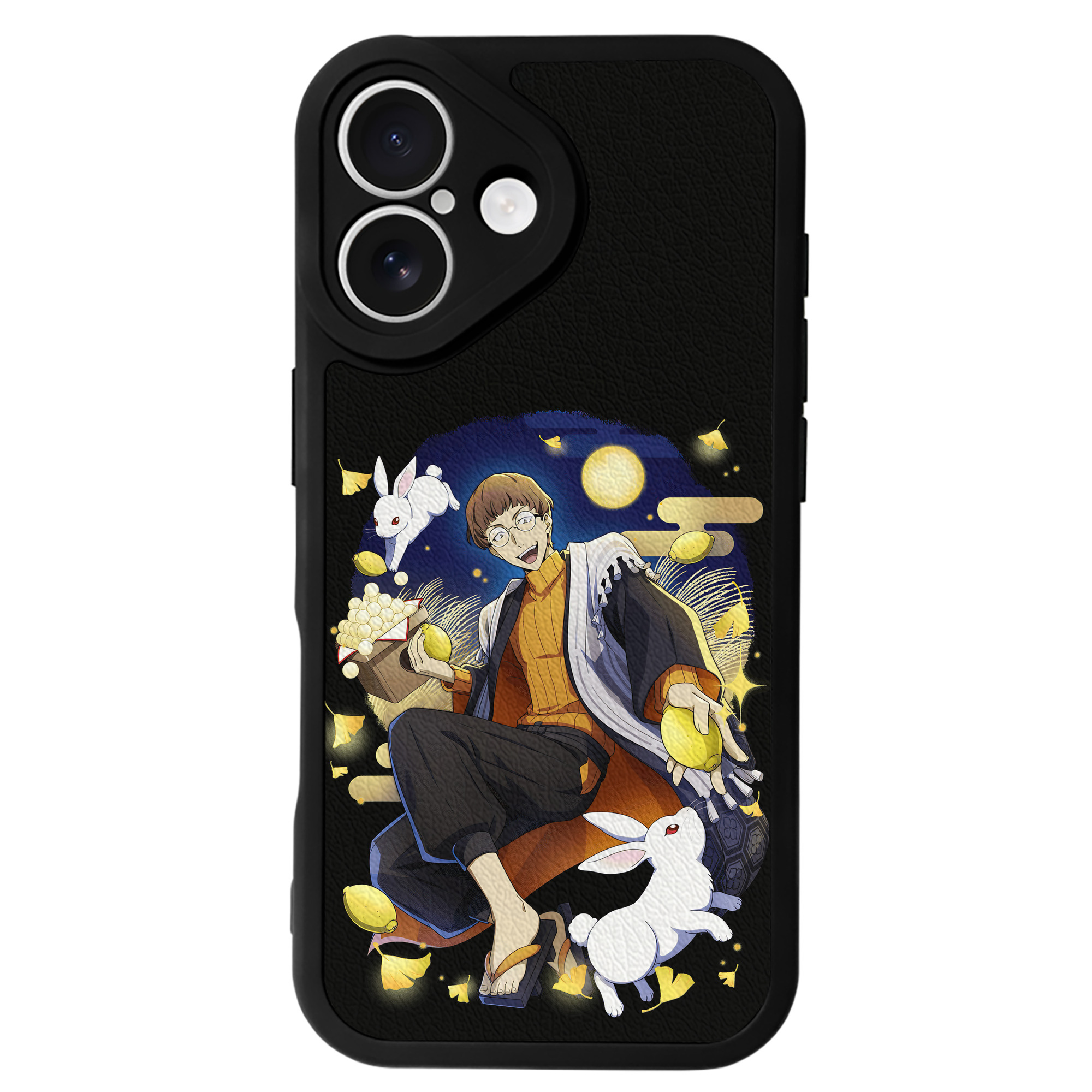 （画像用） 文豪ストレイドッグス Bungo Stray Dogs 【iPhone 16シリーズ対応】シリコンスマホケース（レザー調） 材質：シリコン